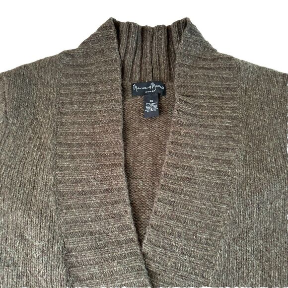 Mercer & Madison Cardigan Women 3x Lamb Wool Angora Nylon Short Sleeve - Picture 3 of 10